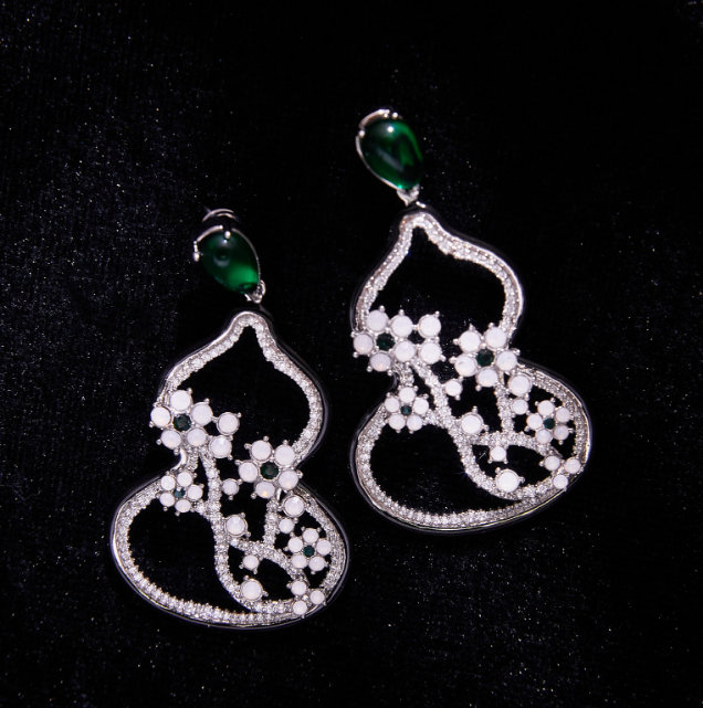 Timeless Swarovski Crystal Copper Alloy Necklace & Earrings Set KK-92208