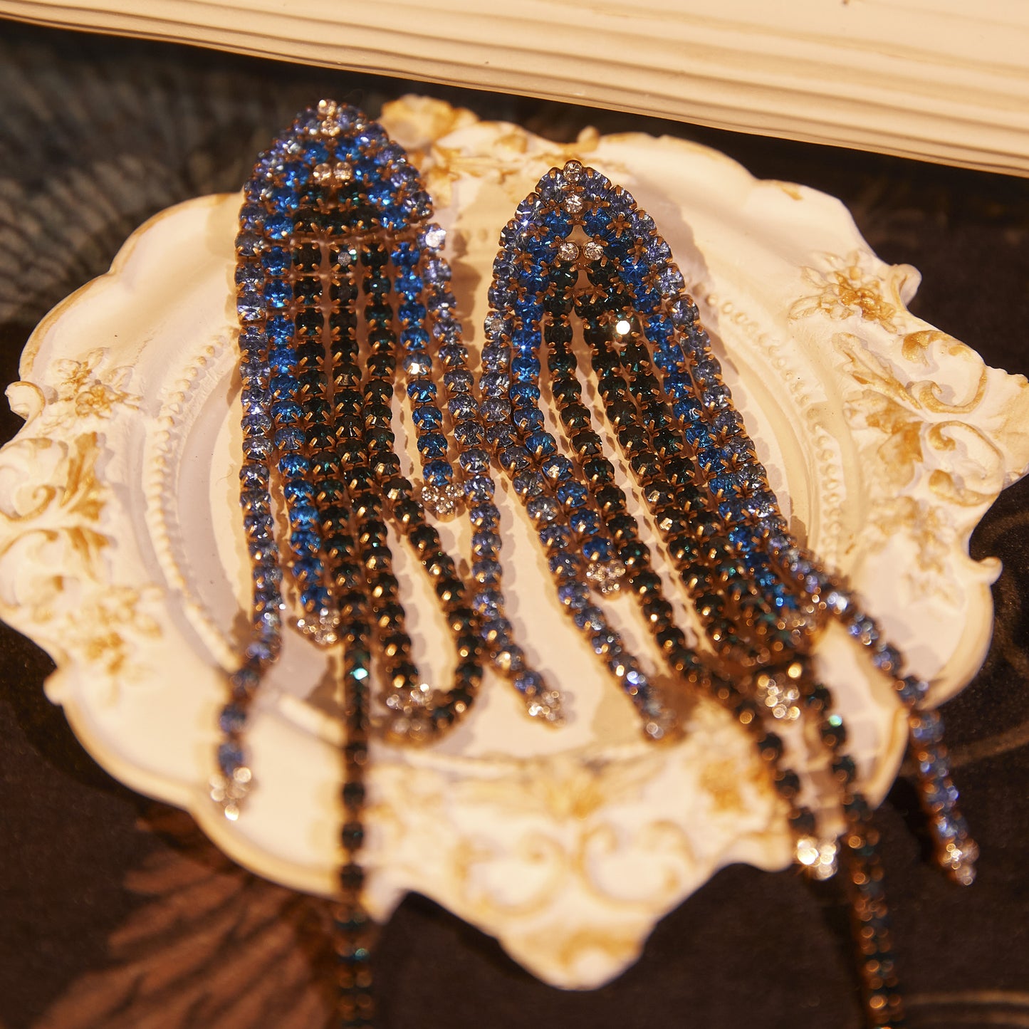 Refined Swarovski Crystal Copper Alloy Earrings KK-91074