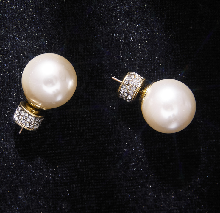 Elegant Copper Alloy Pearl-Imitation Jewelry Set KK-92178