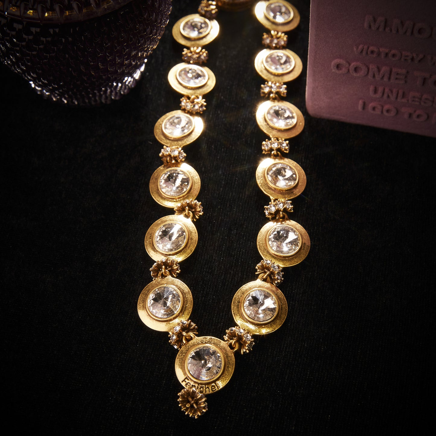 Sparkling Swarovski Crystal Copper AlloyJewelry Set KK-91627