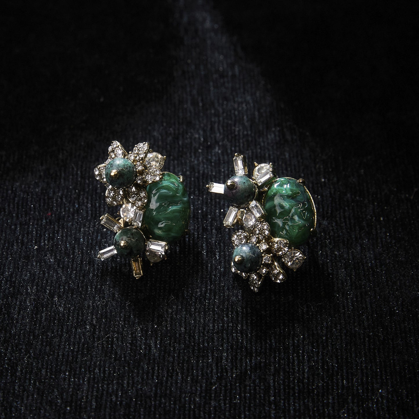 Refined Swarovski Crystal Copper Alloy Earrings KK-91169