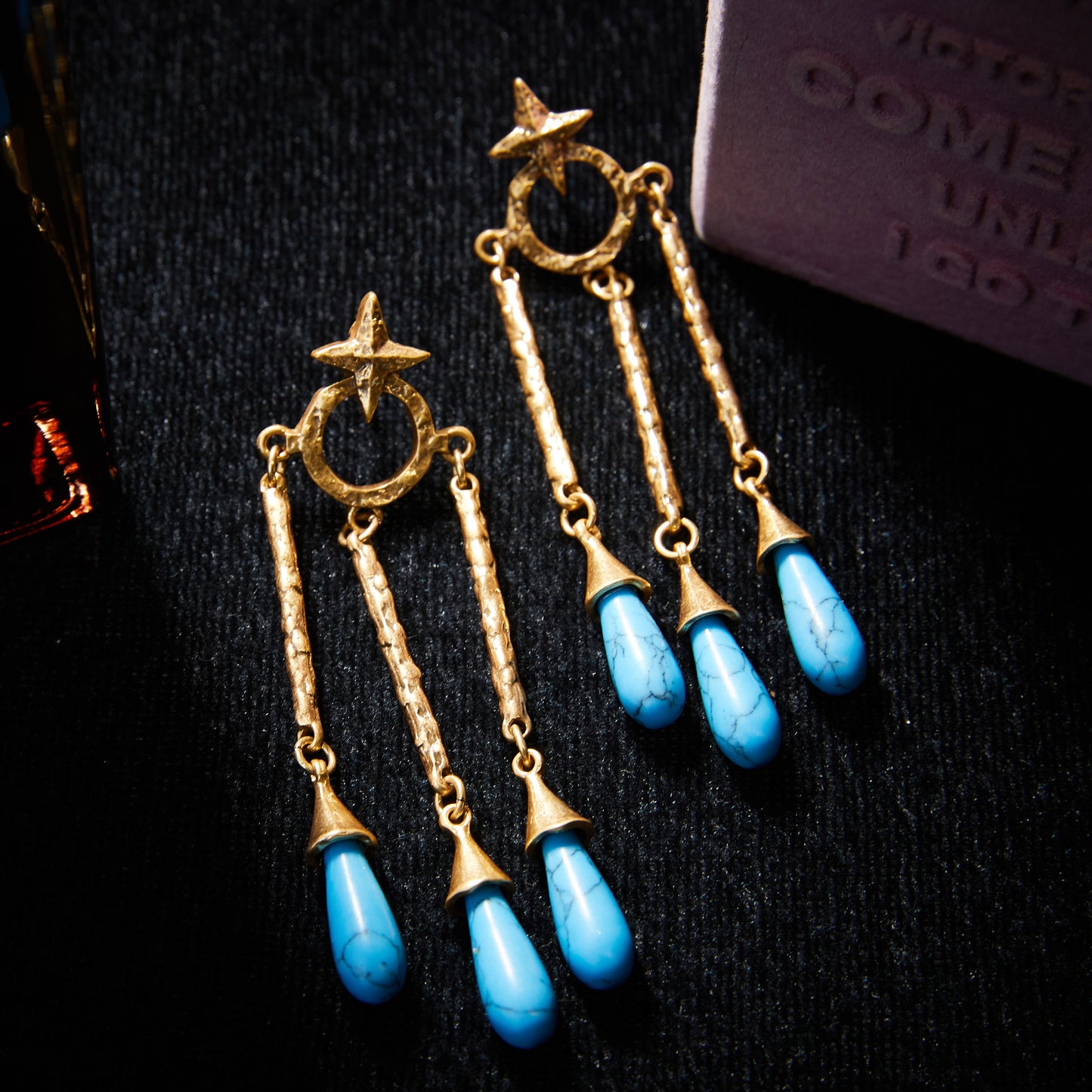 Elegant Copper Alloy Earrings KK-9251