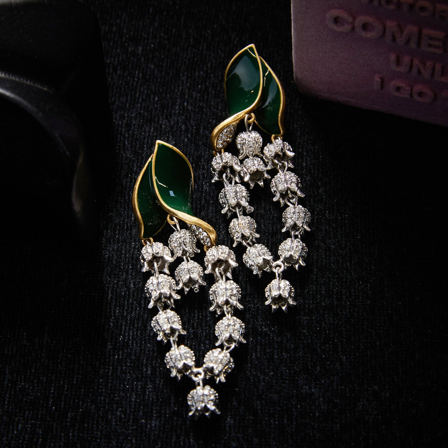 Refined Swarovski Crystal Copper Alloy Earrings KK-JB0009