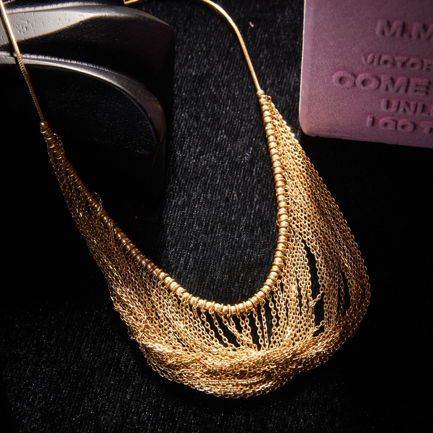 Elegant Copper Alloy Necklace KK-9297