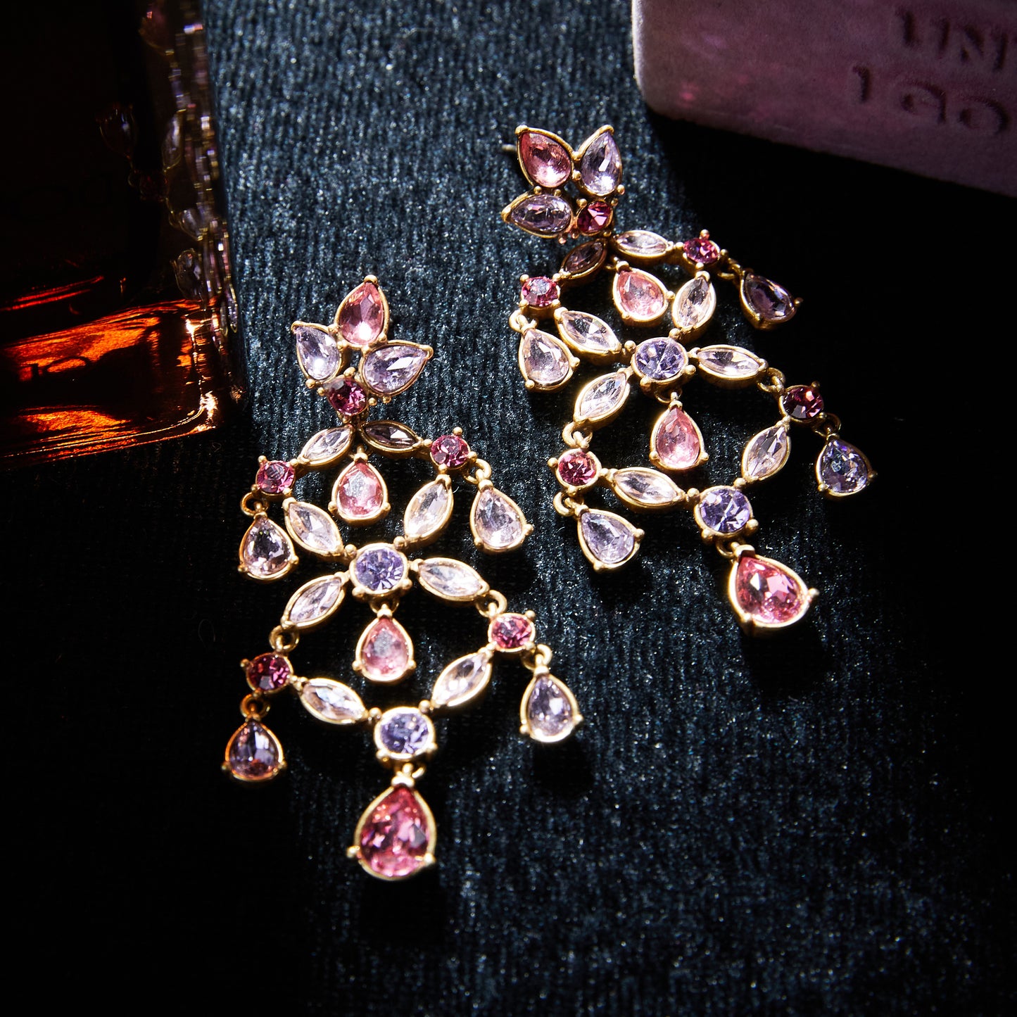 Refined Swarovski Crystal Copper Alloy Earrings KK-91434