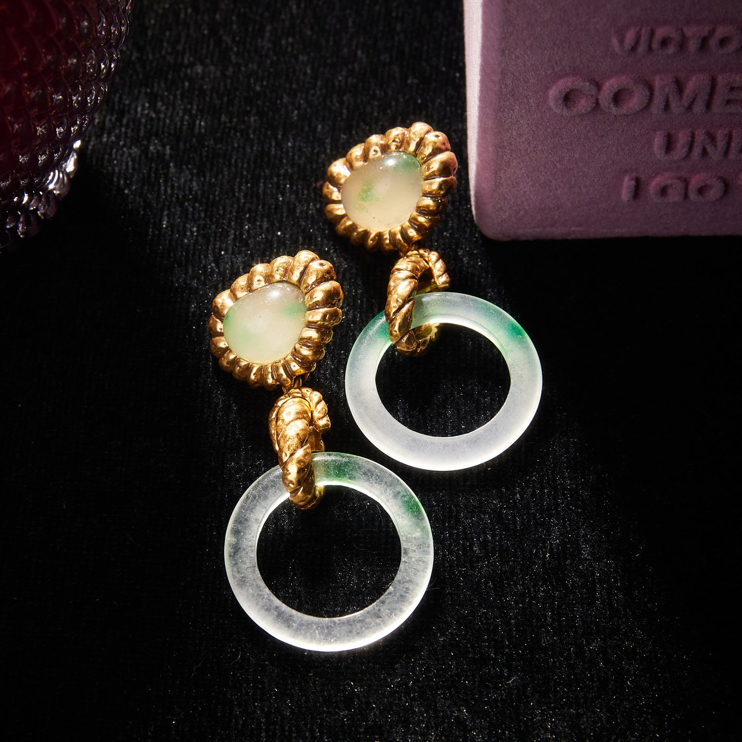 Refined Swarovski Crystal Copper Alloy Earrings KK-9633