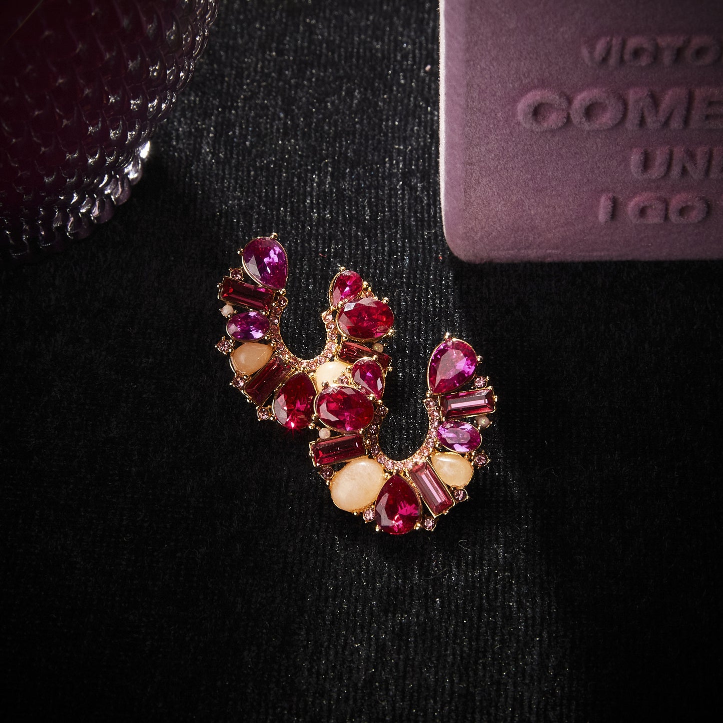 Refined Swarovski Crystal Copper Alloy Earrings KK-9219