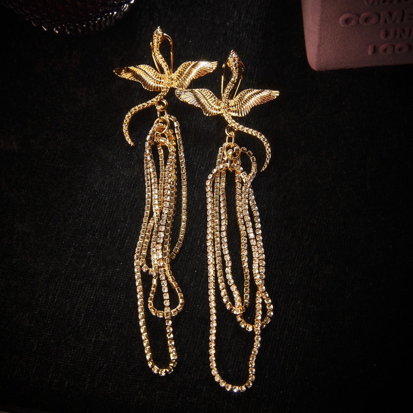 Refined Swarovski Crystal Copper Alloy Earrings KK-91508