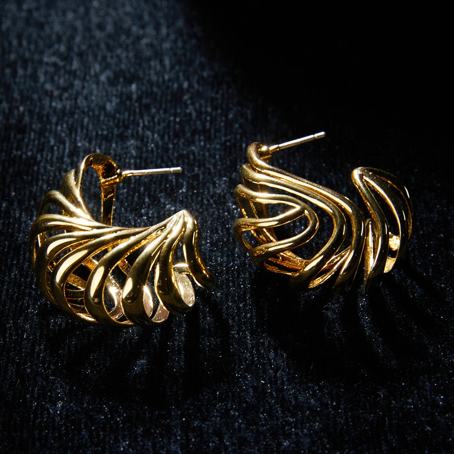 Elegant Copper Alloy Earrings KK-92036