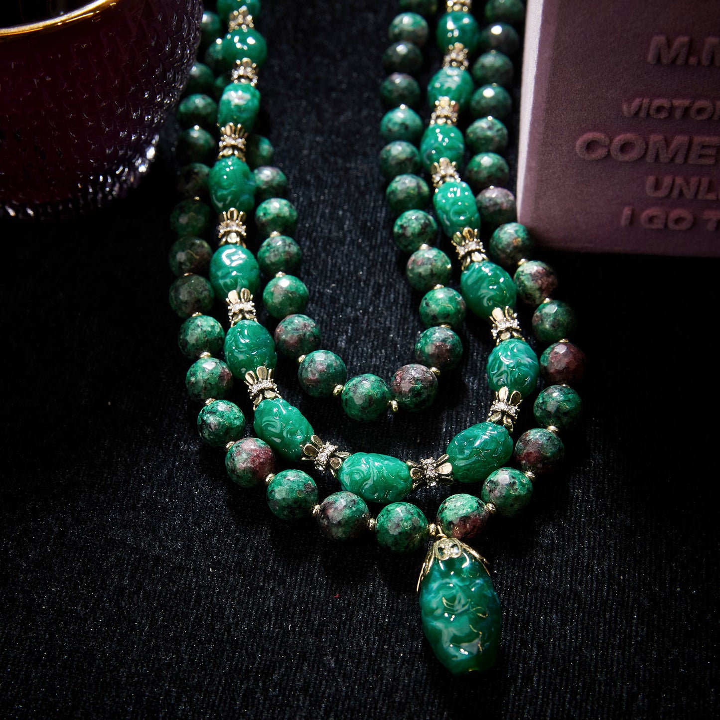 Refined Swarovski Crystal Copper Alloy Necklace KK-91168