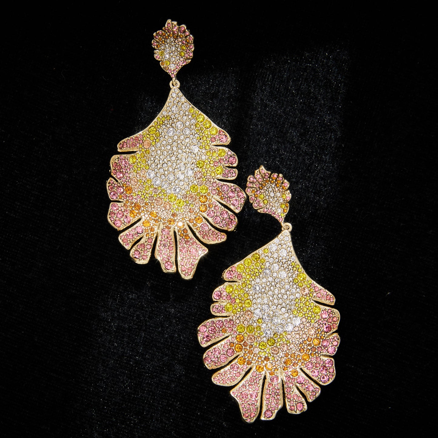 Elegant Swarovski Crystal Copper Alloy Earrings KK-JK0036