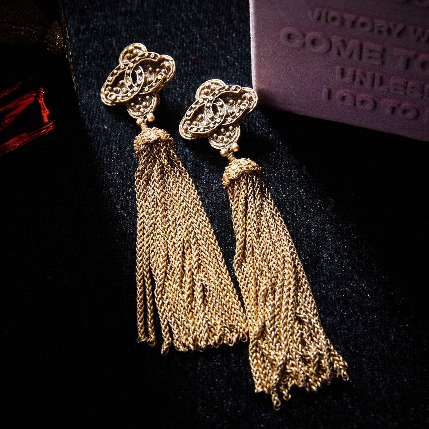Elegant Copper Alloy Earrings KK-9529