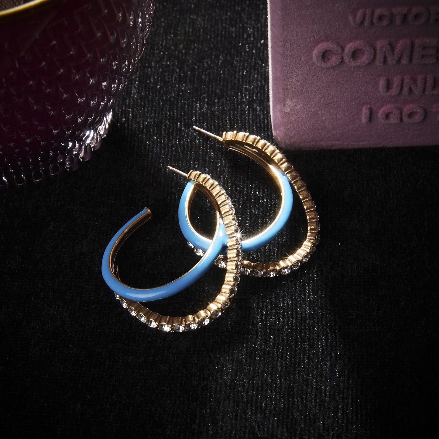 Refined Swarovski Crystal Copper Alloy Earrings KK-9313