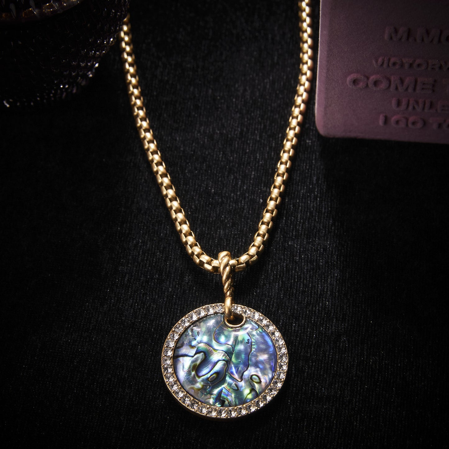 Sparkling Swarovski Crystal Copper Alloy Necklace KK-91529