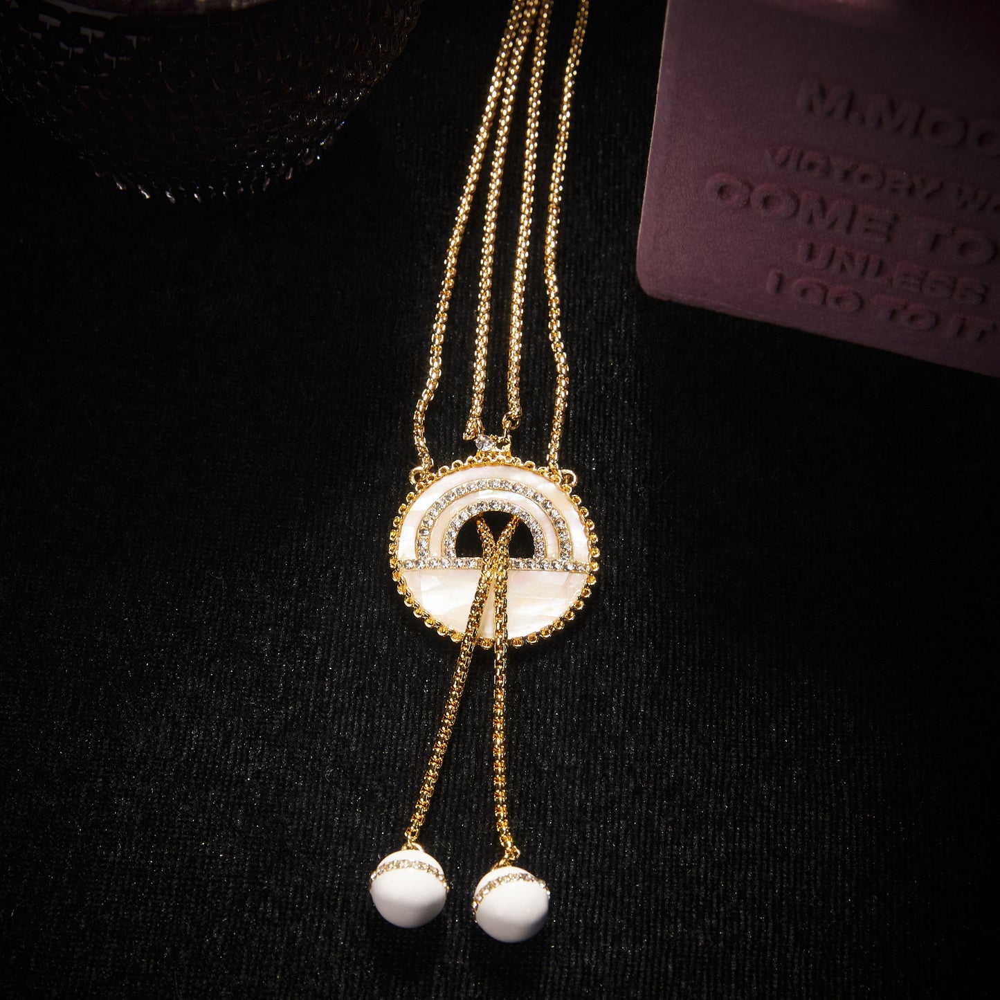 Refined Swarovski Crystal Copper Alloy Necklace KK-91700