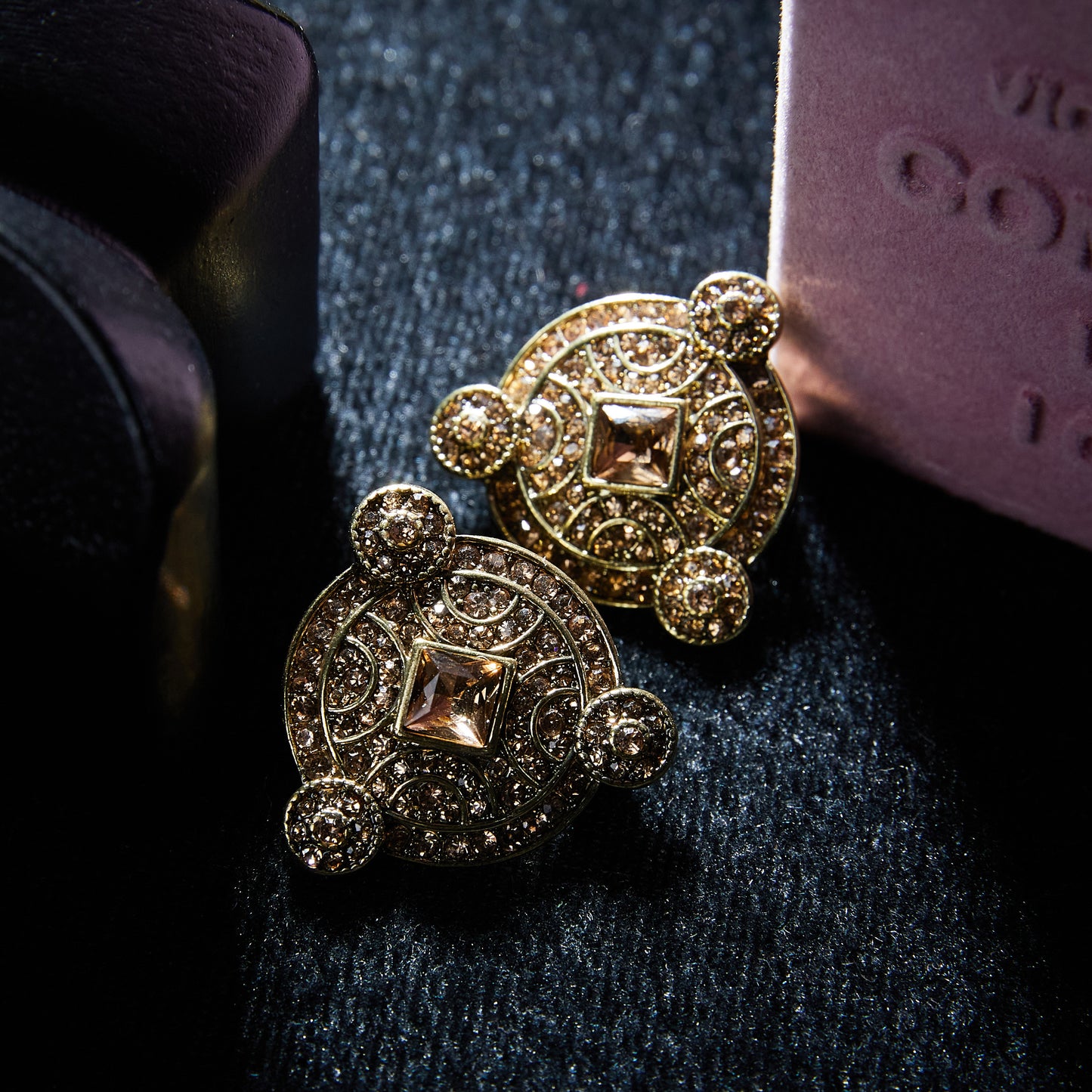 Refined Swarovski Crystal Copper Alloy Earrings KK-91414