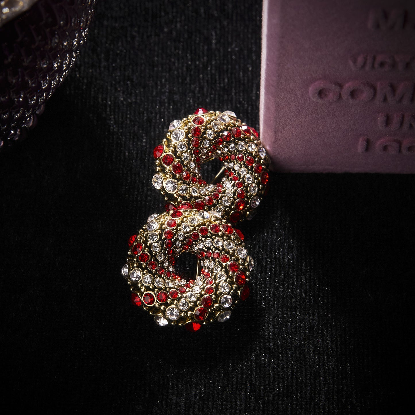 Sparkling Swarovski Crystal Copper Alloy Earrings KK-9050