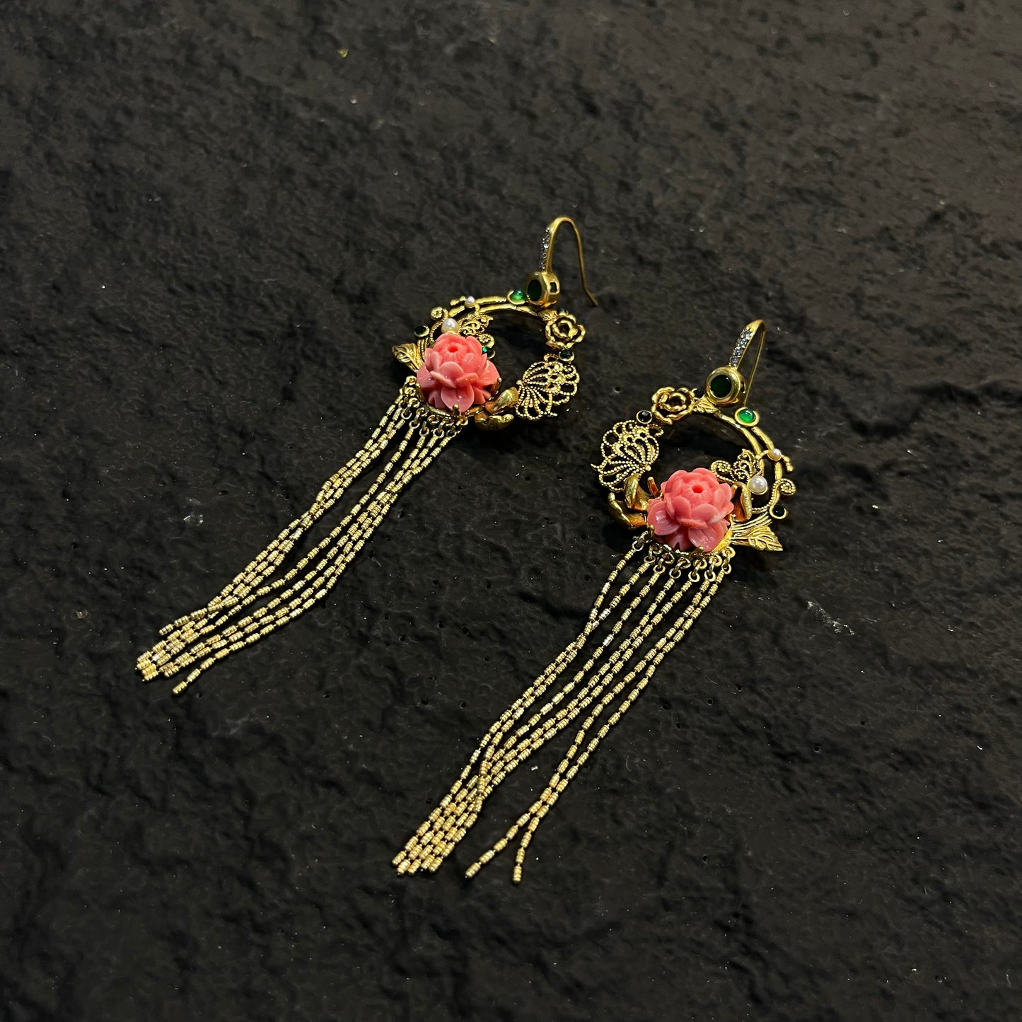 Elegant Copper Alloy Earrings KK-JB0063