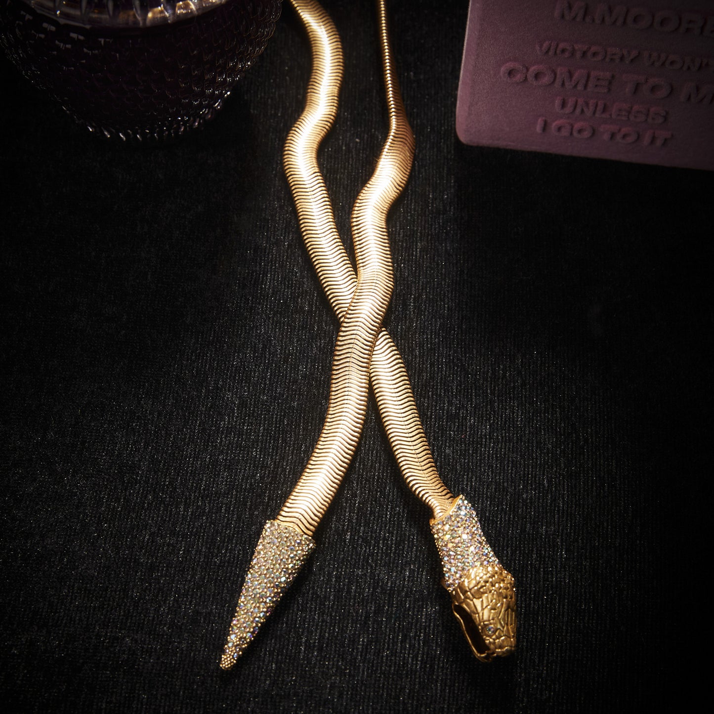 Sleek Swarovski Crystal Copper Alloy Necklace KK-91621