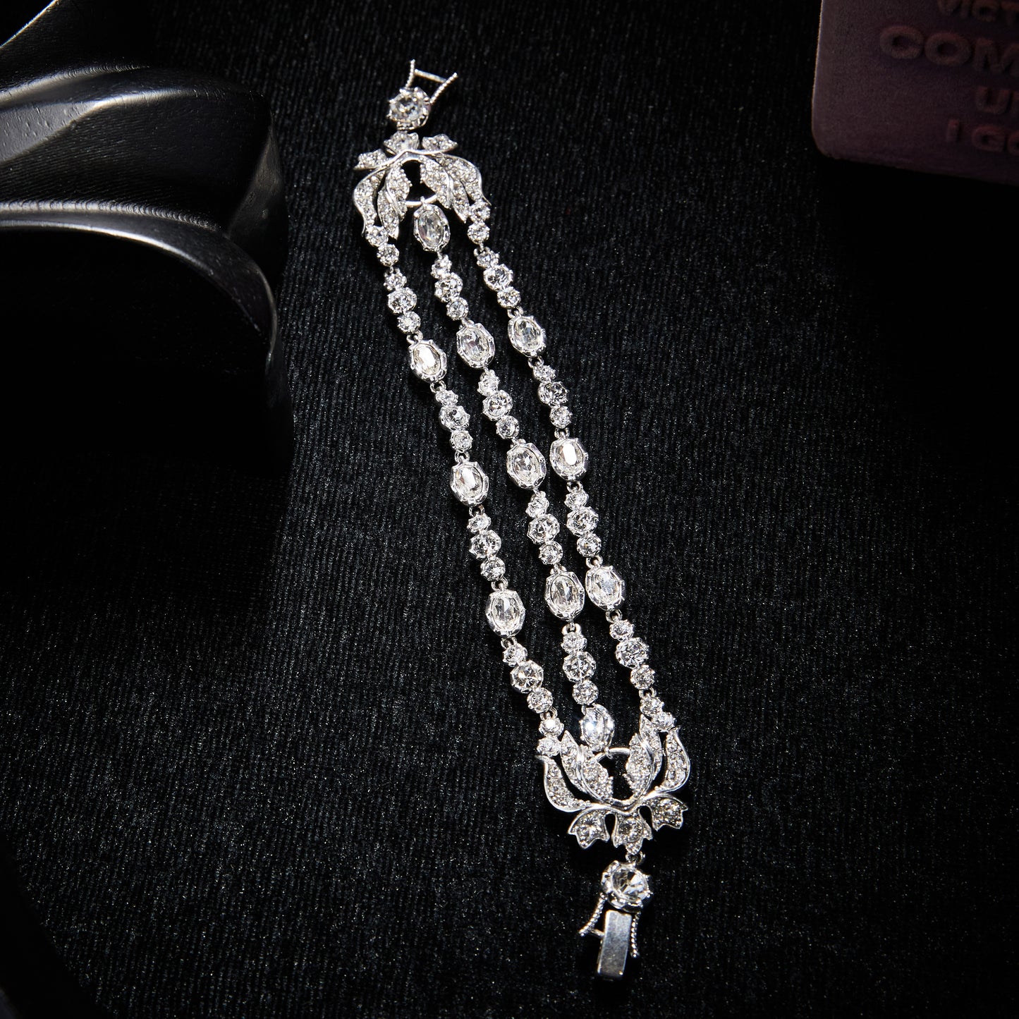 Refined Swarovski Crystal Copper Alloy Jewelry Set KK-JB0073