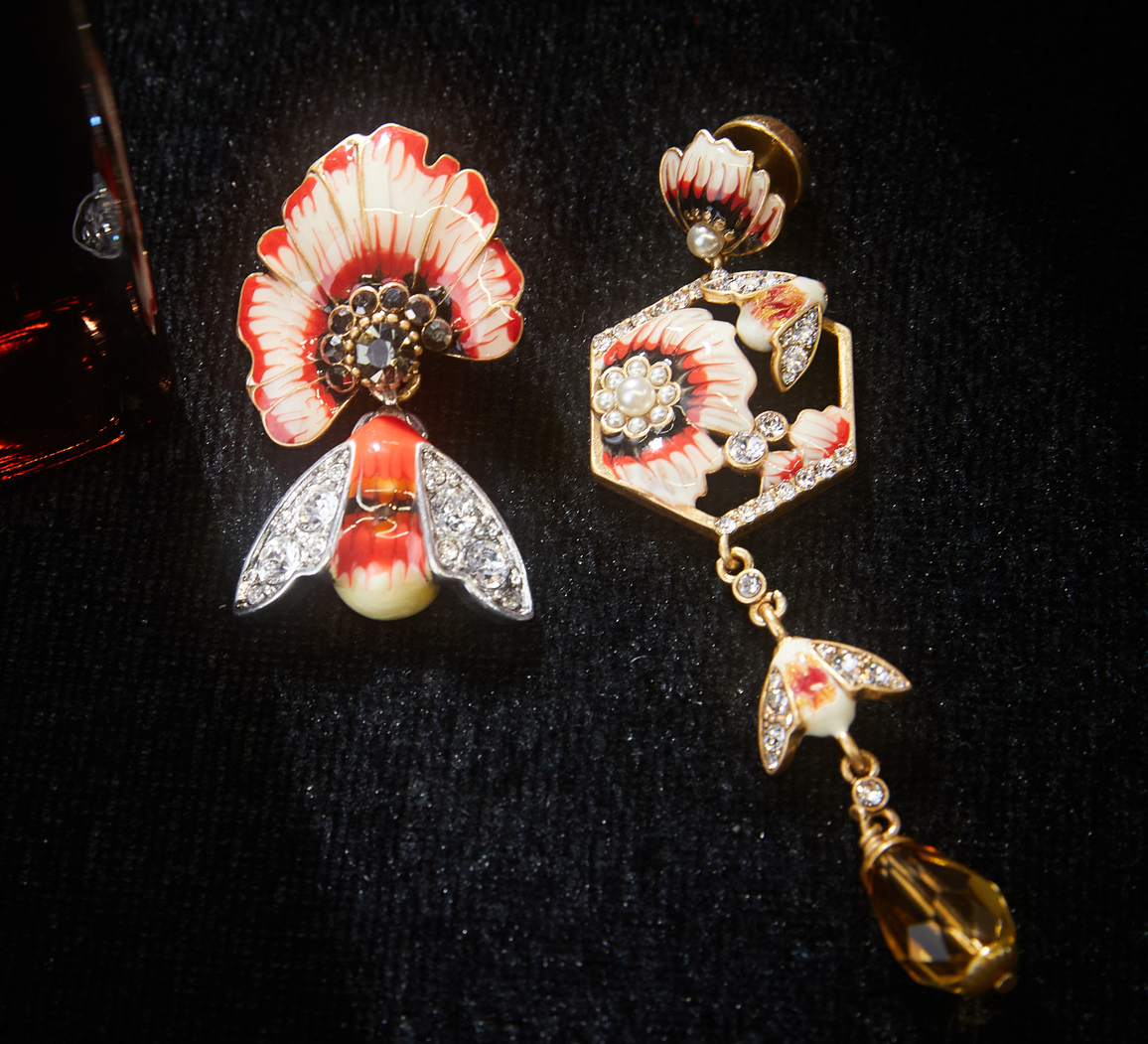 Sparkling Swarovski Crystal Copper Alloy Jewelry Set KK-JB0168