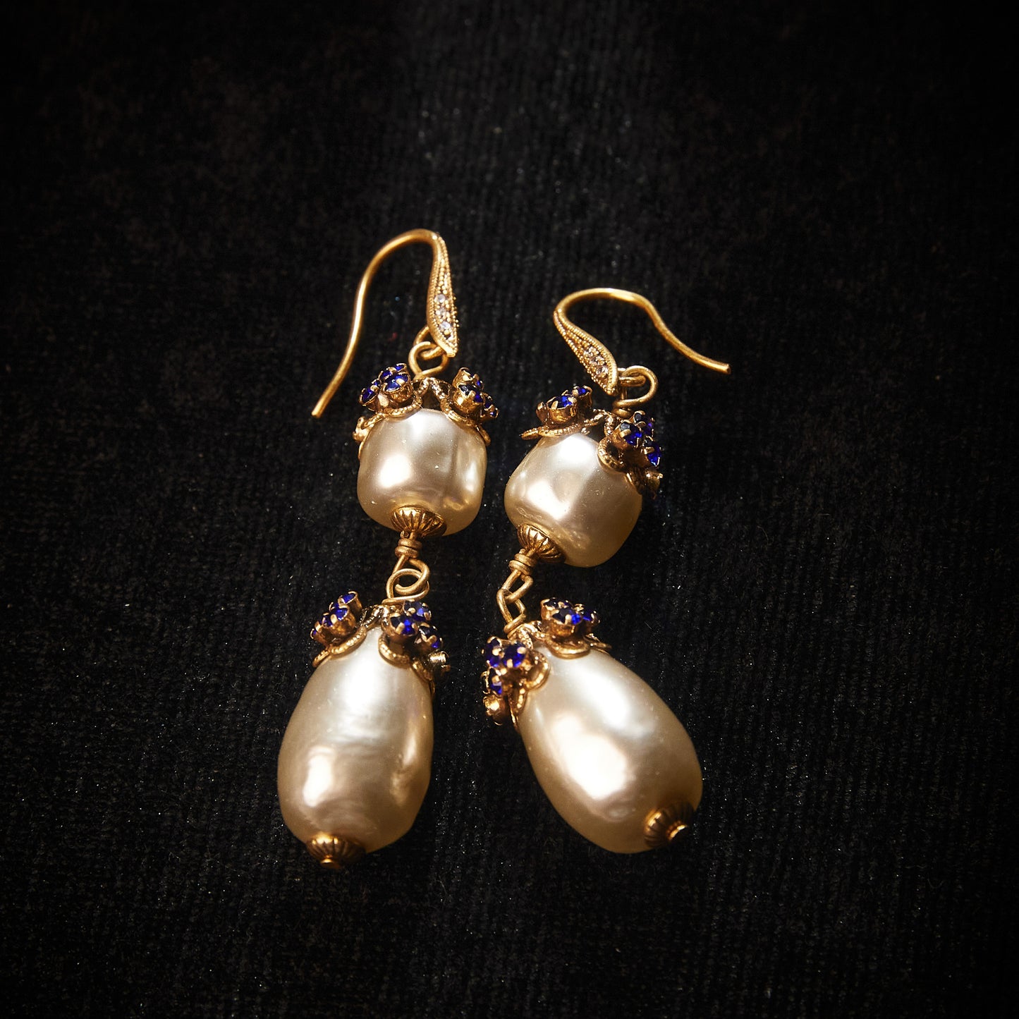 Refined Swarovski Crystal Copper Alloy Pearl-Imitation Earrings KK-91524