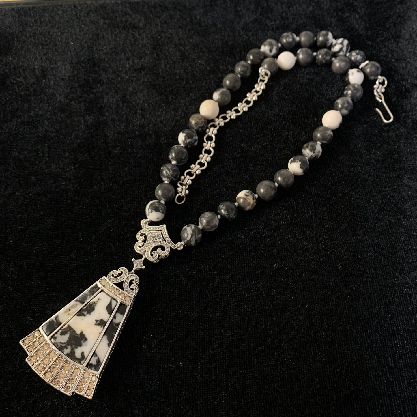 Sparkling Swarovski Crystal Copper Alloy Necklace KK-91886