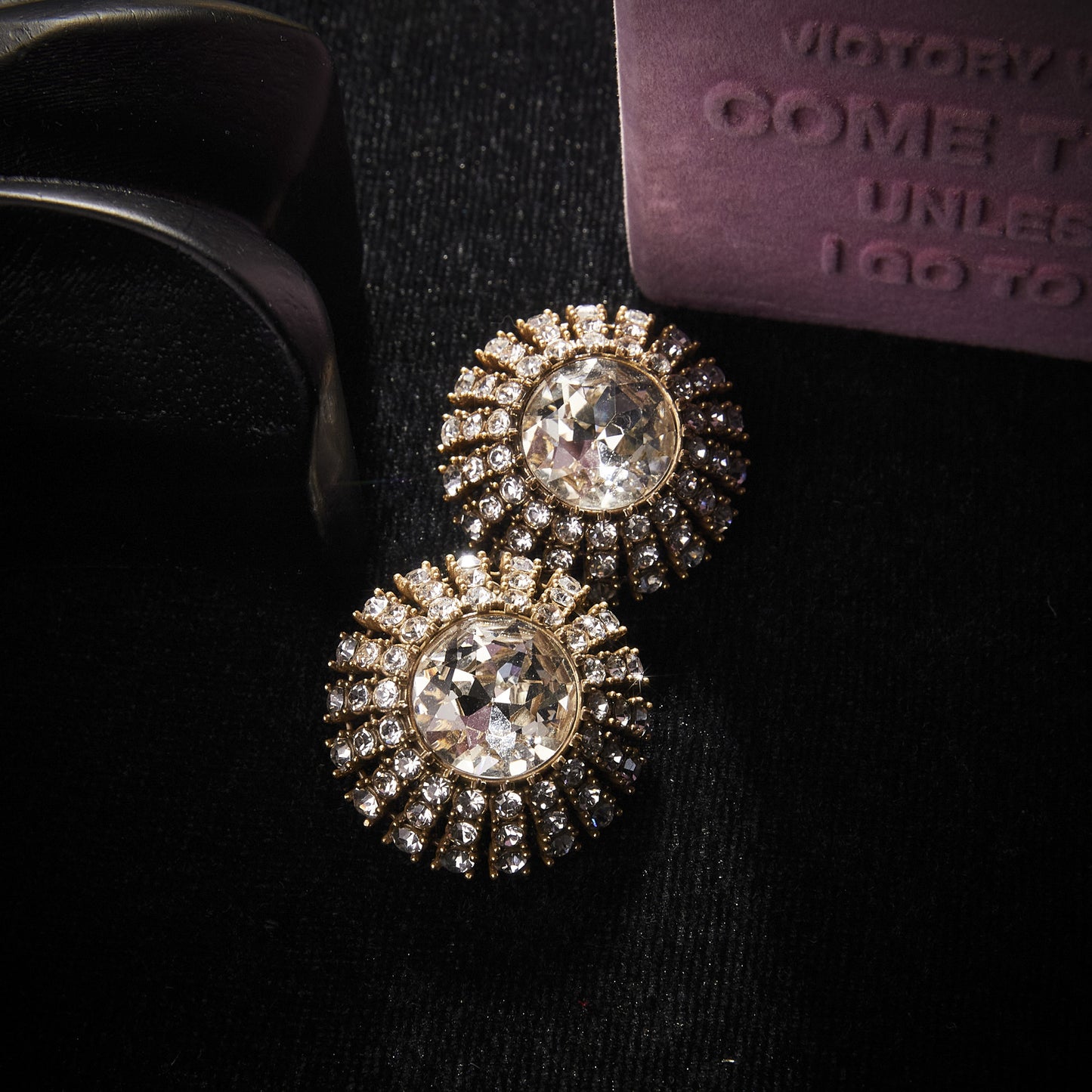 Refined Swarovski Crystal Copper Alloy Earrings KK-9803