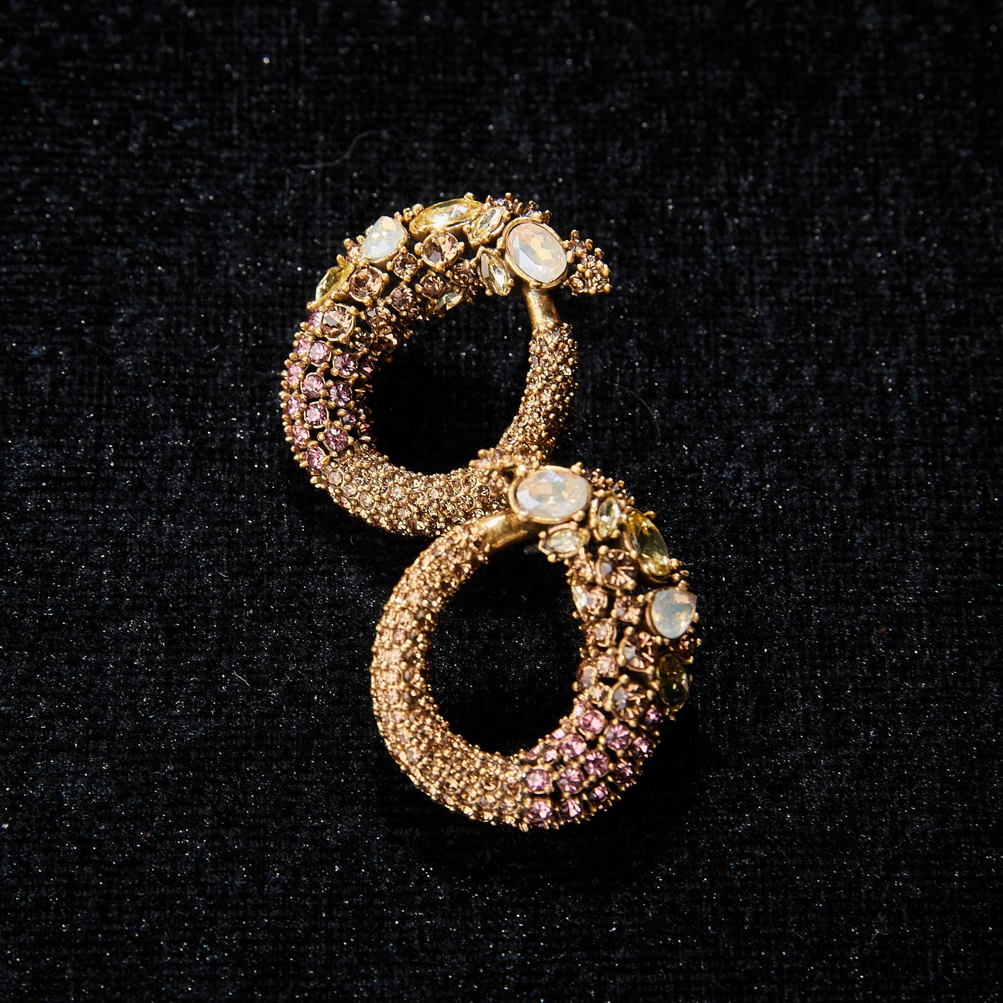 Refined Swarovski Crystal Copper Alloy Earrings KK-JB0095