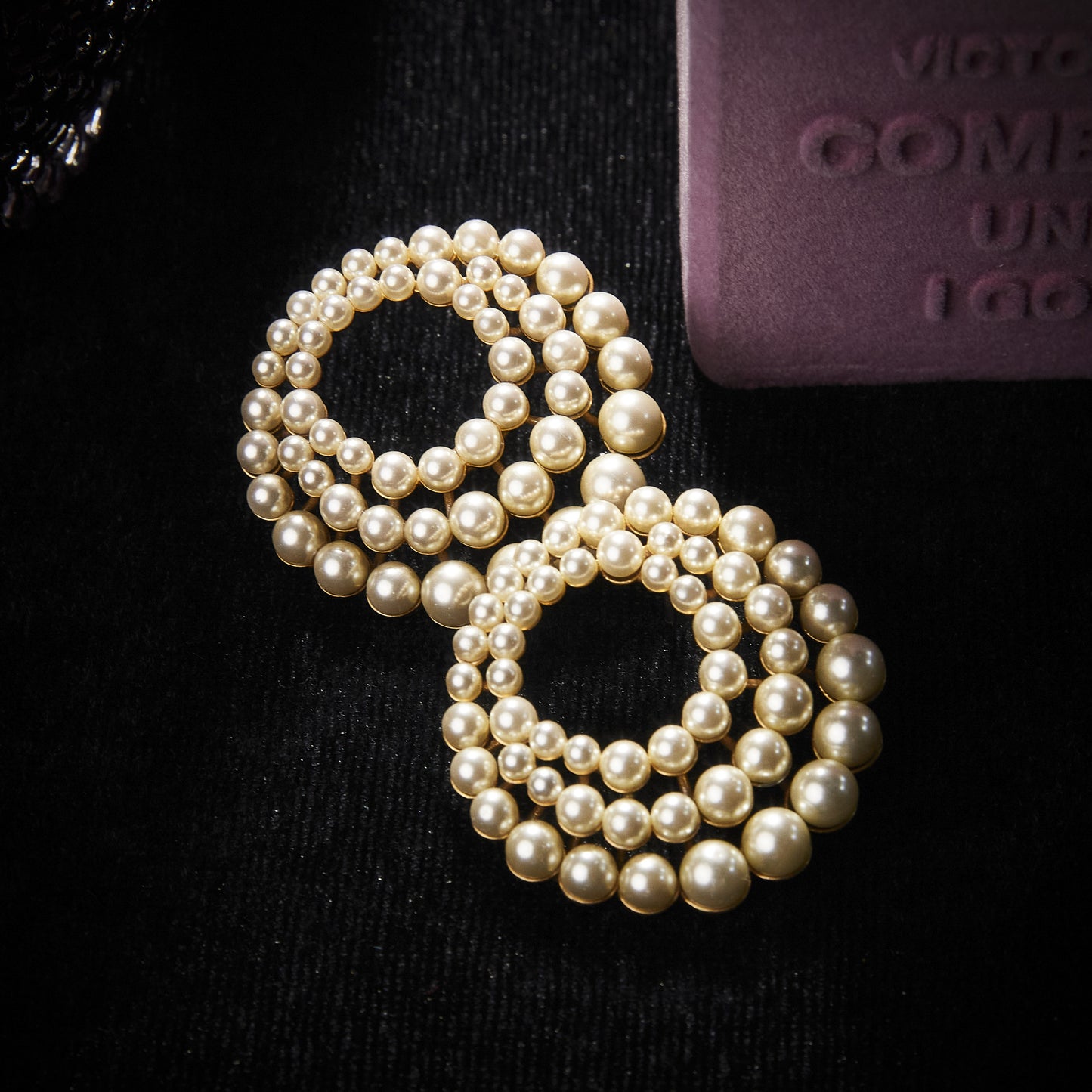 Copper Alloy Pearl-Imitation Earrings KK-91282