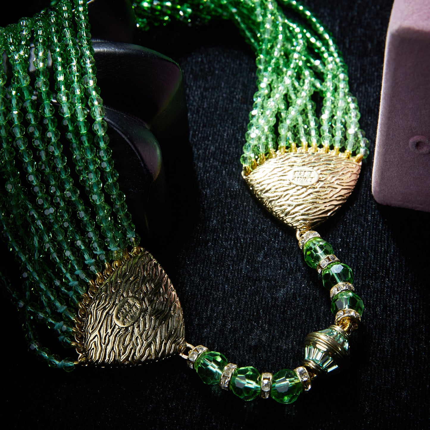 Sparkling Swarovski Crystal Copper Alloy Necklace KK-91908