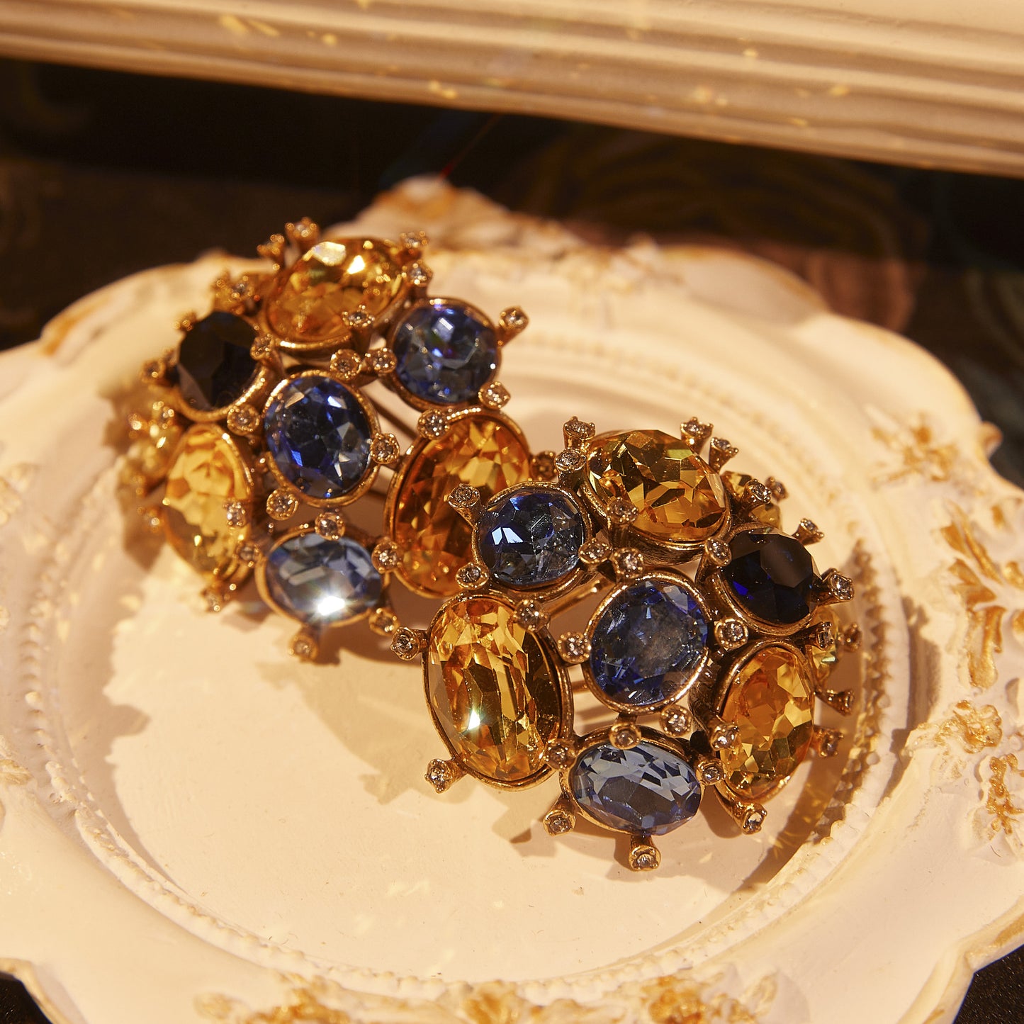 Elegant Copper Alloy Earrings KK-91380