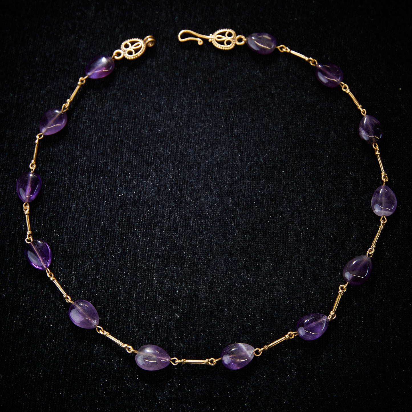 Elegant Copper Alloy Necklace & Earrings Set KK-JB0140