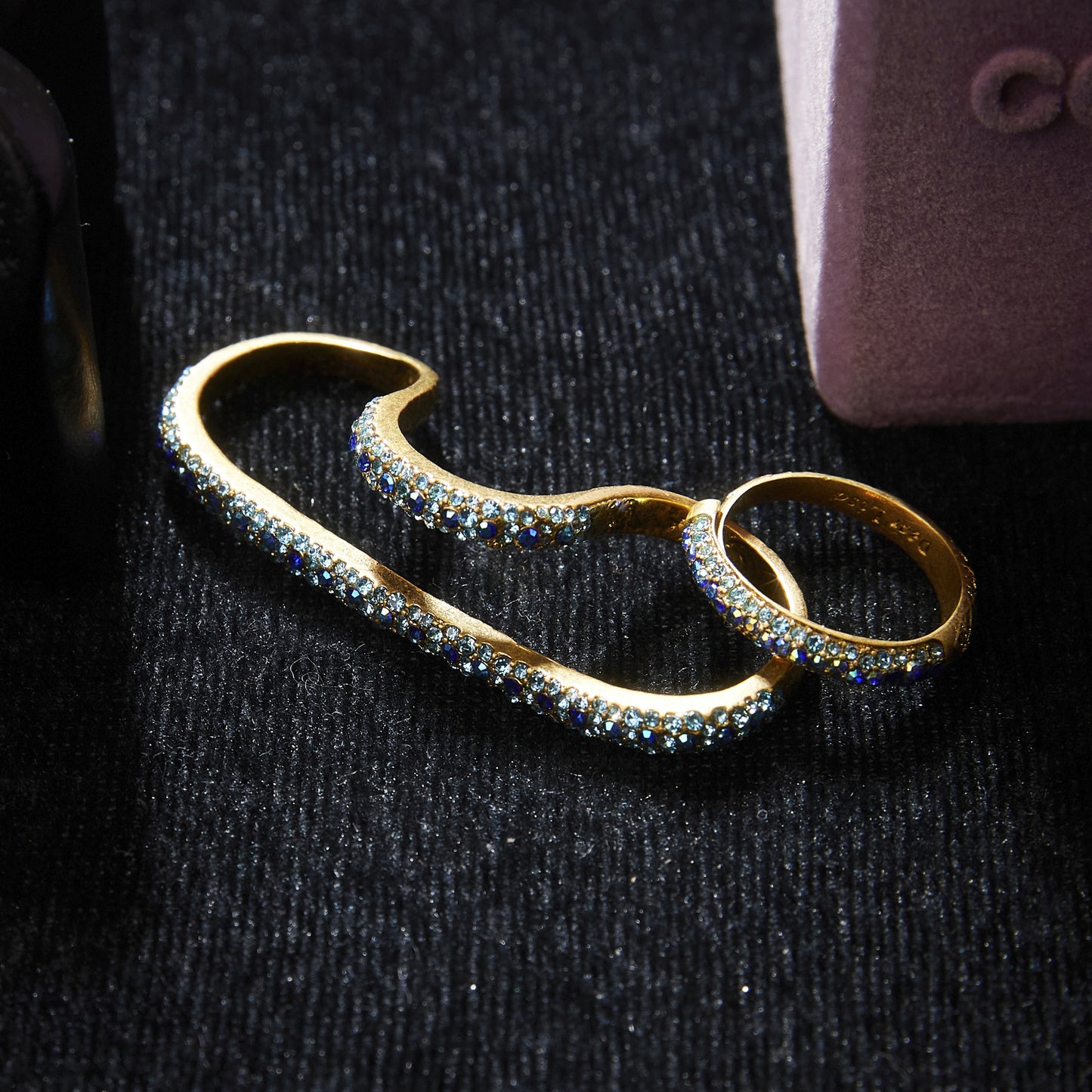 Refined Swarovski Crystal Copper Alloy Ring KK-91860