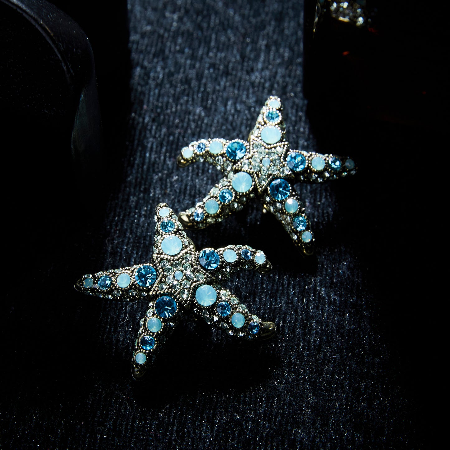 Sparkling Swarovski Crystal Copper Alloy Pearl-Imitation Necklace & Earrings KK-9449/9447