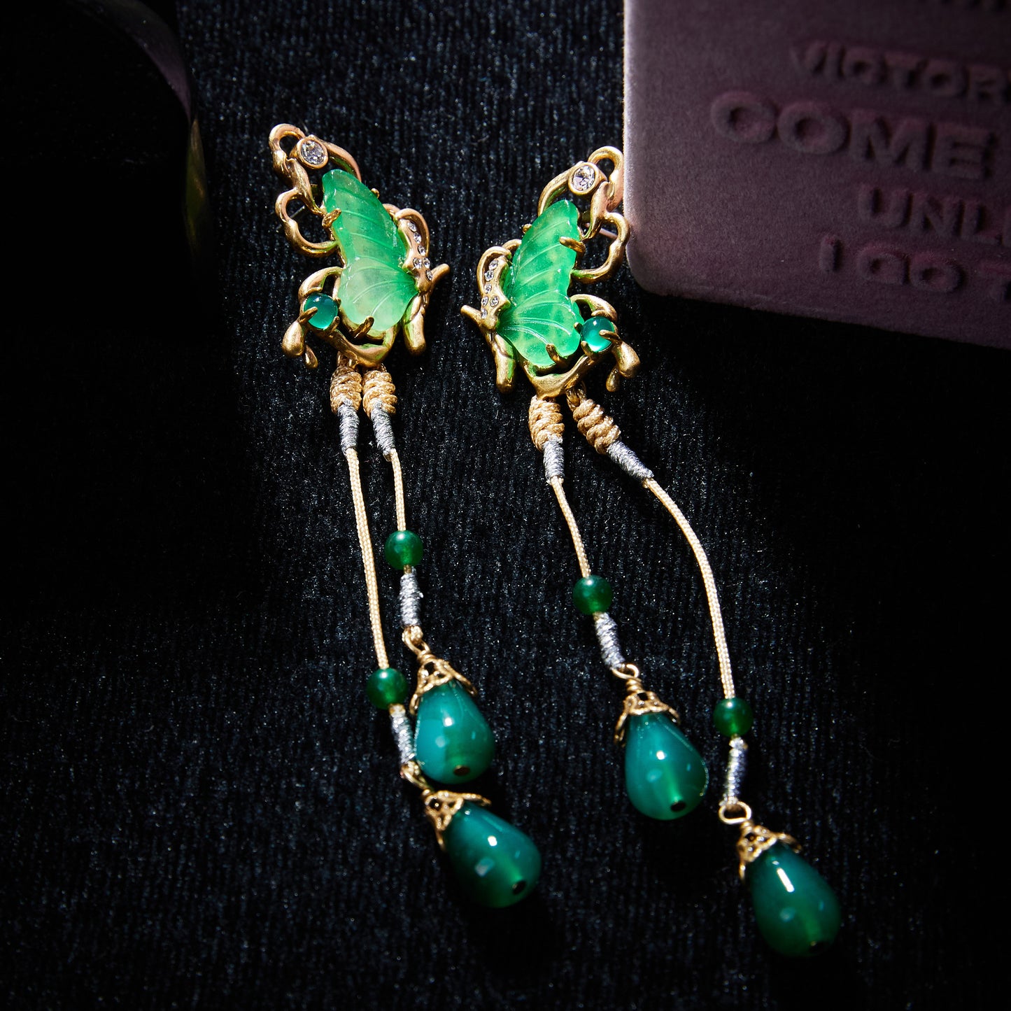 Refined Swarovski Crystal Copper Alloy Pearl-Imitation Necklace & Earrings KK-91917