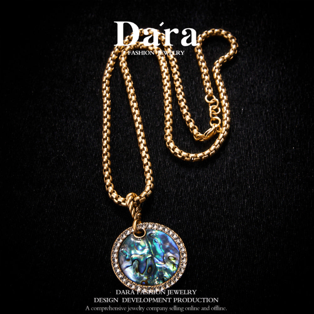 Sparkling Swarovski Crystal Copper Alloy Necklace KK-91529