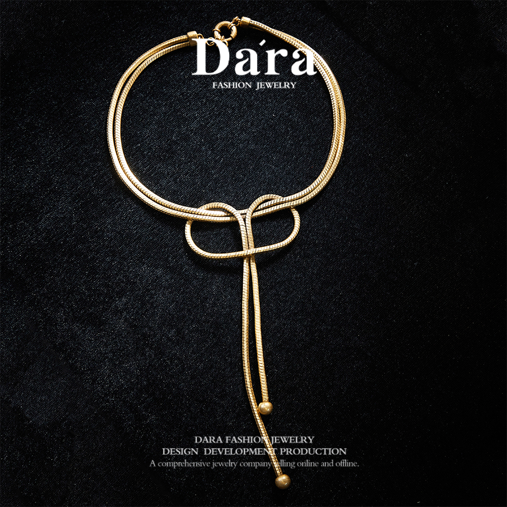 Elegant Copper Alloy Necklace KK-JB0139