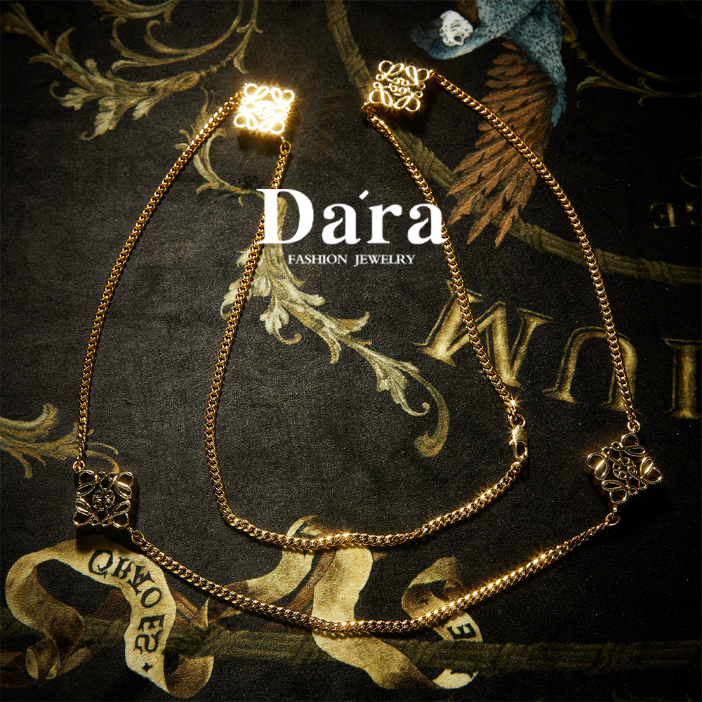 Elegant Copper Alloy Necklace KK-9615