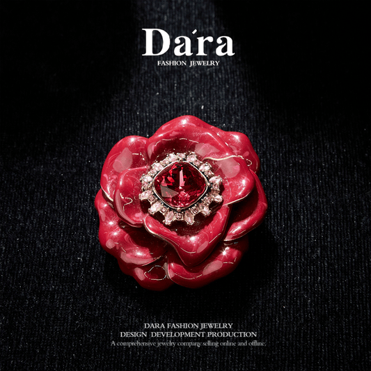 Elegant Copper Alloy Brooch KK-91104