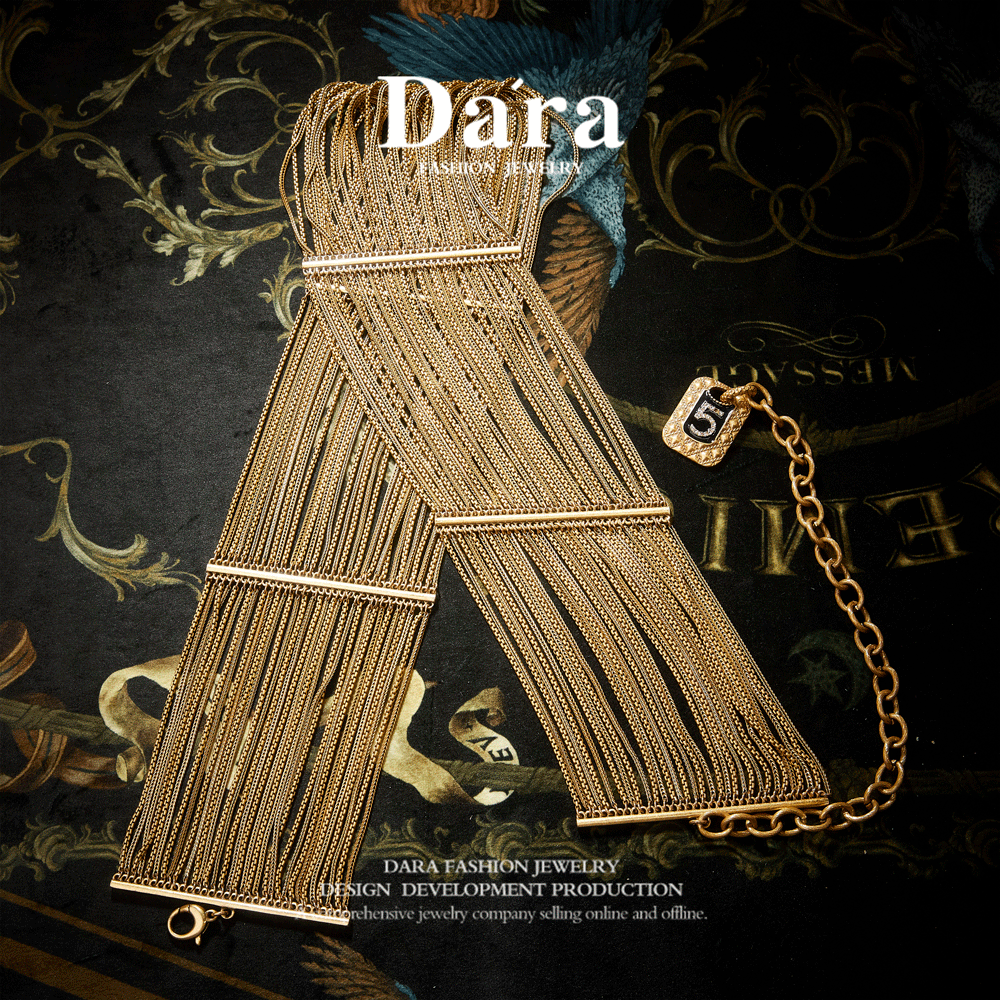 Refined  Copper Alloy Necklace KK-91498