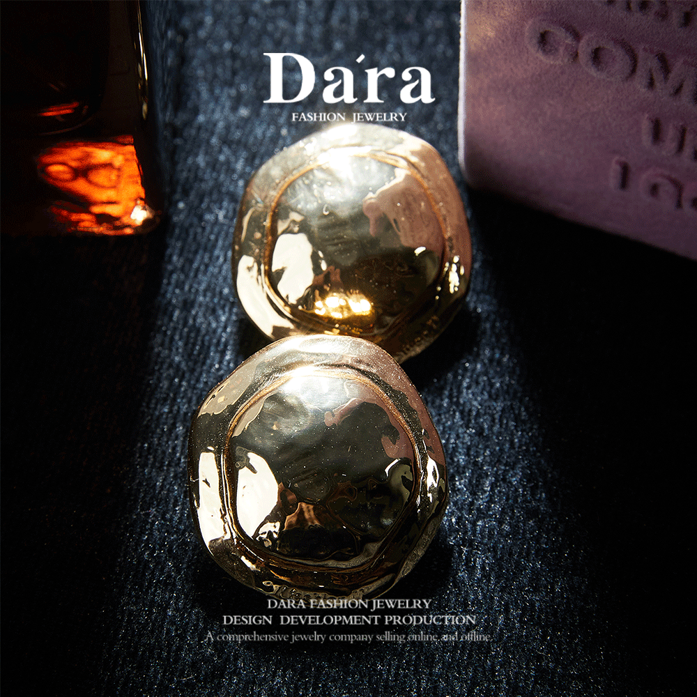 Elegant Copper Alloy Earrings KK-92035