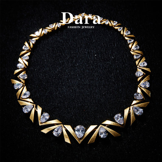 Sparkling Swarovski Crystal Copper Alloy Jewelry Set  KK-91924