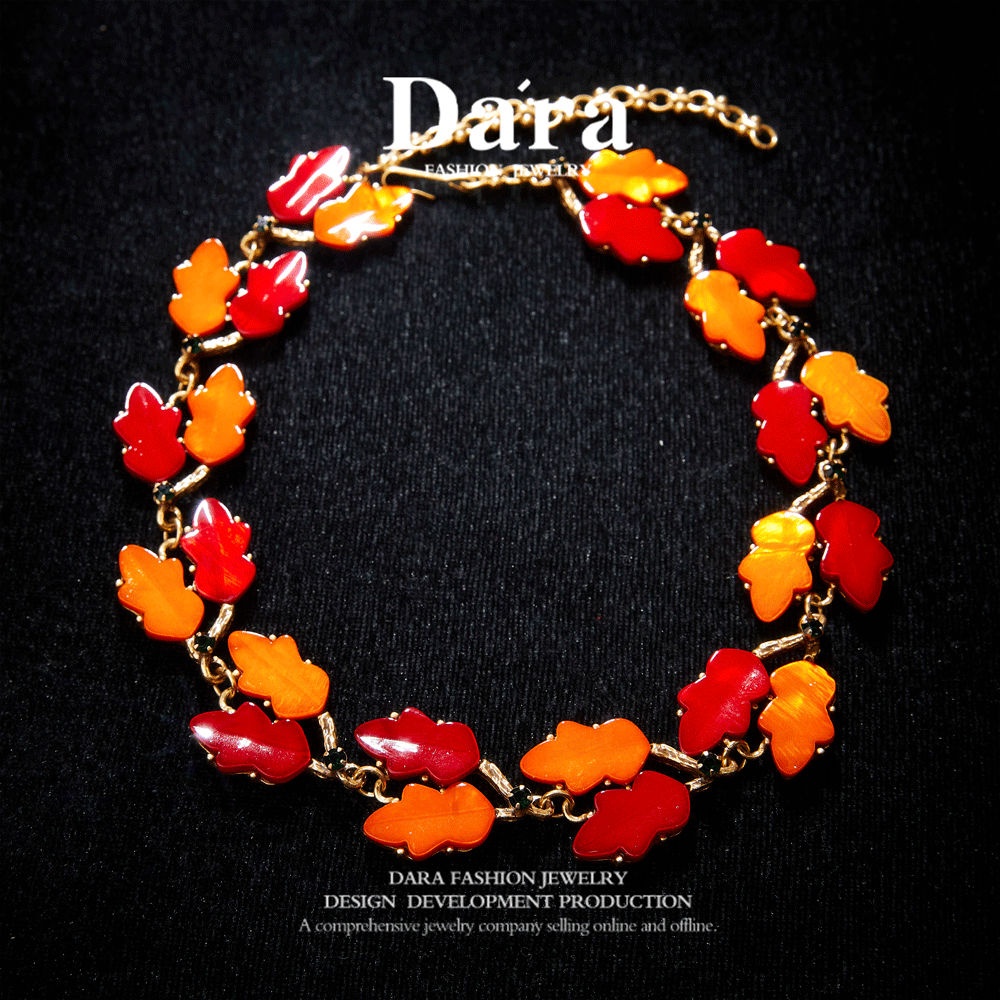 Sparkling Swarovski Crystal Copper Alloy Necklace KK-91015