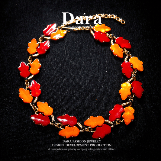 Sparkling Swarovski Crystal Copper Alloy Necklace KK-91015