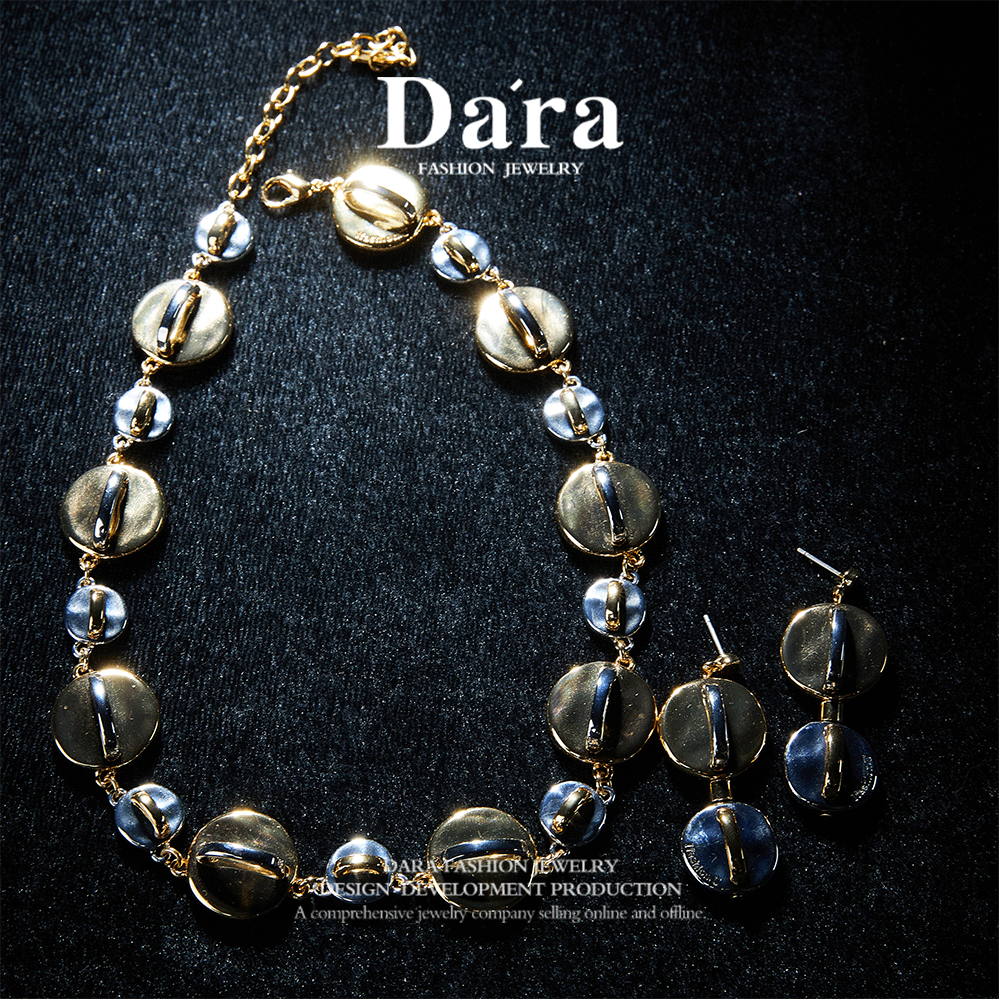 Elegant Copper Alloy Jewelry Set KK-92039