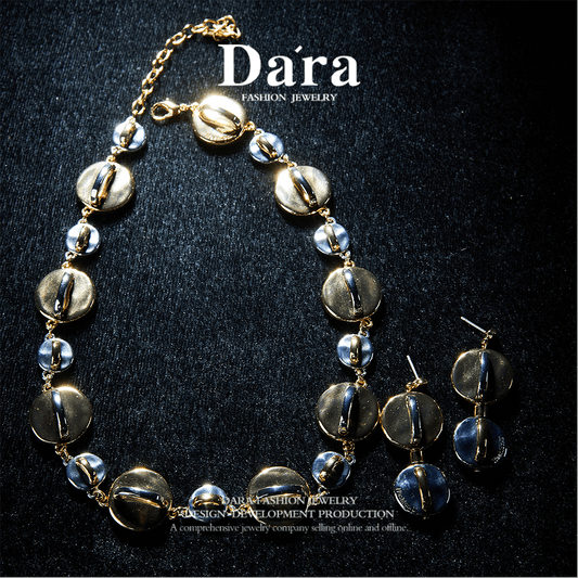 Elegant Copper Alloy Jewelry Set KK-92039