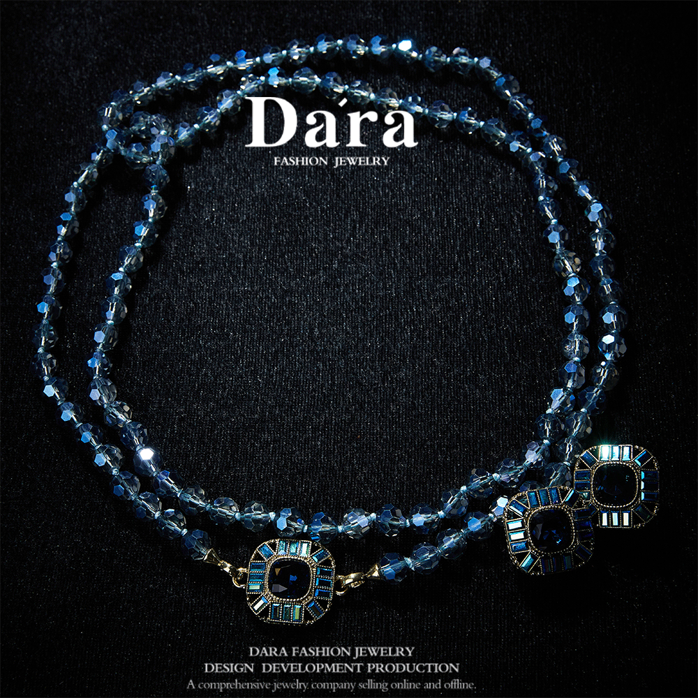 Sparkling Swarovski Crystal Copper Alloy Jewelry Set KK-91995