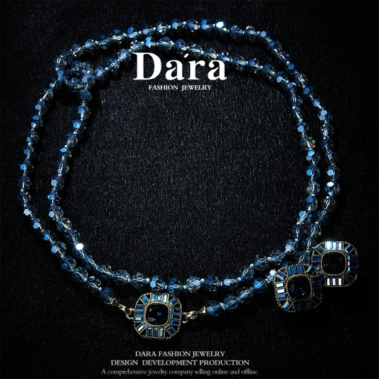 Sparkling Swarovski Crystal Copper Alloy Jewelry Set KK-91995