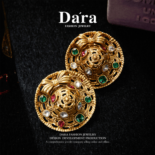 Elegant Copper Alloy Earrings   KK-JB0020